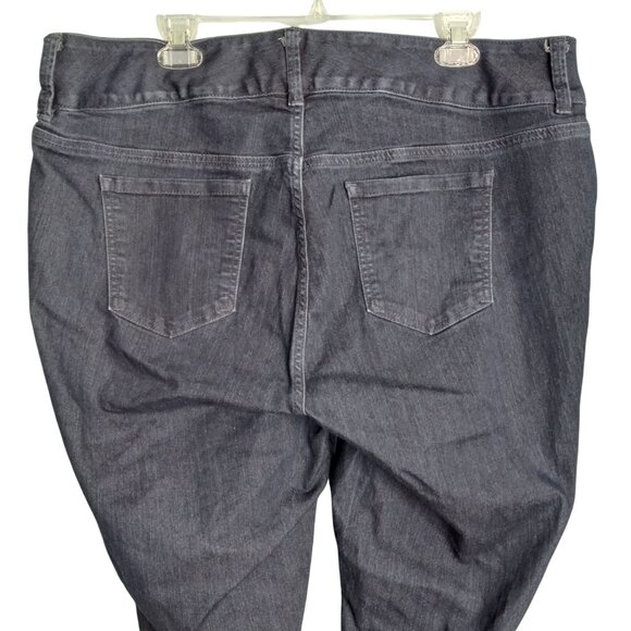 Torrid Size 20 Short Jeggings Jeans Womens Super Stretch Dark Wash Denim Blue - Picture 6 of 11